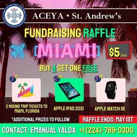 St Andrew S Assyrian Church Of The East Youth Association Raffle