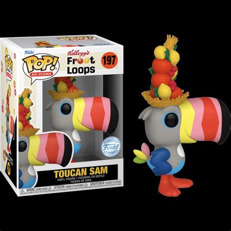 Funko Pop Ad Icons Kellogg S Froot Loops Vintage Toucan Sam