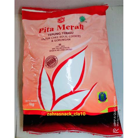 Jual Tepung Terigu Pita Merah 1kg Shopee Indonesia