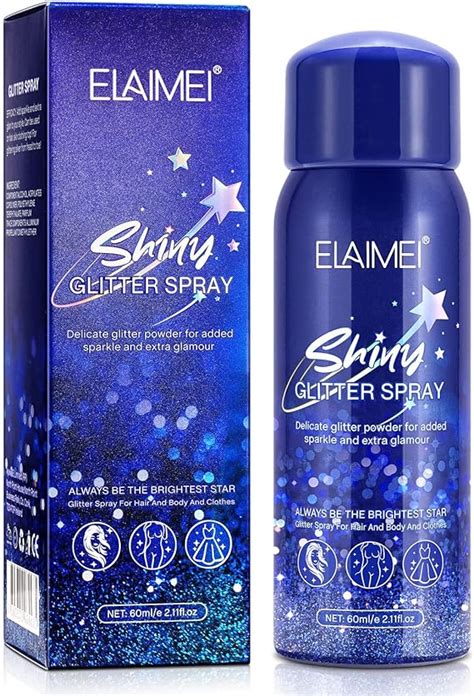 Glitzer Spray F R Haare K Rper Kleidung Ml Glitzer Haarspray