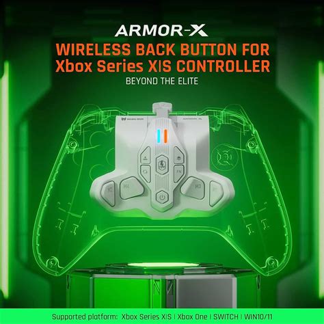 BIGBIG WON Armor X Wireless Back Buttons Attachment White For Xbox