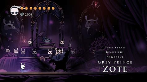 Hollow Knight Grey Prince Zote Boss Fight Localization Hidden