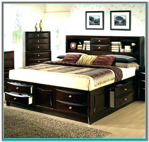 King Size Platform Bed With Tall Headboard - Bedroom : Home Decorating ...