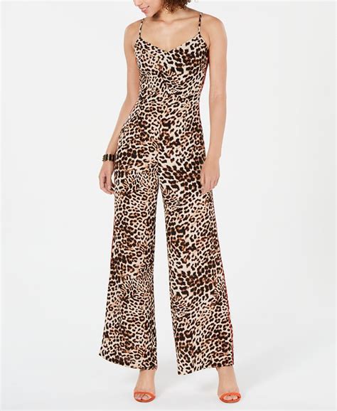 Vince Camuto Cheetah Print Jumpsuit Macys