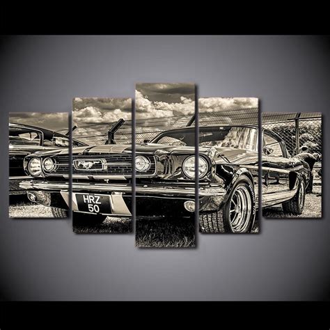 Sports Car 70 – Automative 5 Panel Canvas Art Wall Decor – Canvas Storm