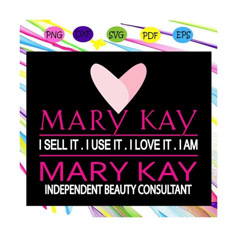 Marry Kay Svg, Mary Kay Independent Beauty Consultant Svg, M - Inspire ...