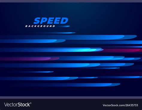 Blue Speed Motion Lines Background Royalty Free Vector Image