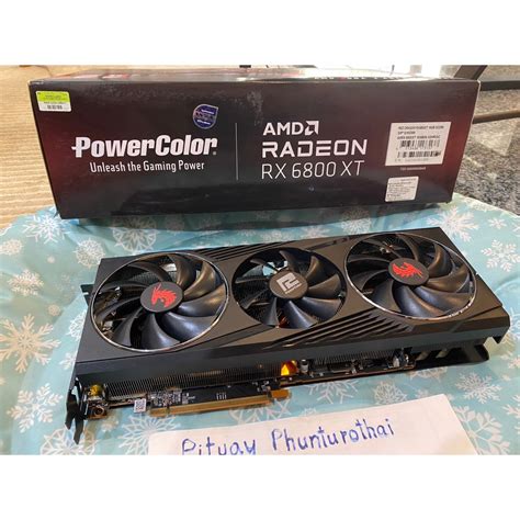 VGA Power Color Red Dragon RX 6800XT 16GB Shopee Thailand