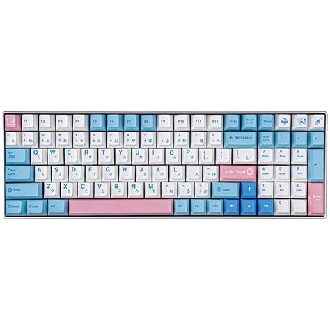 Buy Pbt Milk Japanese Keycaps Keys Cherry Profile Dye Sublimation