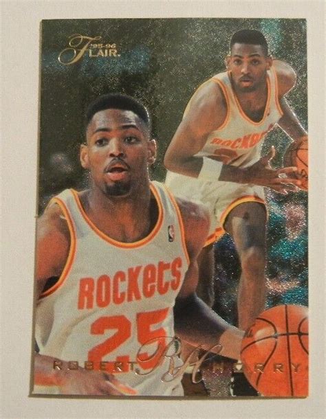 1995 96 FLEER FLAIR BASKETBALL CARD ROBERT HORRY 51 HOUSTON ROCKETS EBay