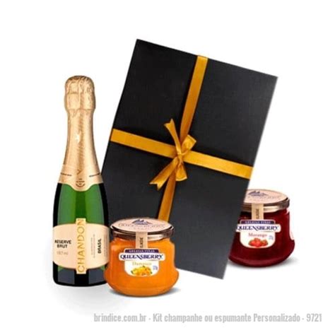 Kit Champanhe Ou Espumante Personalizado Beetrade Brindes