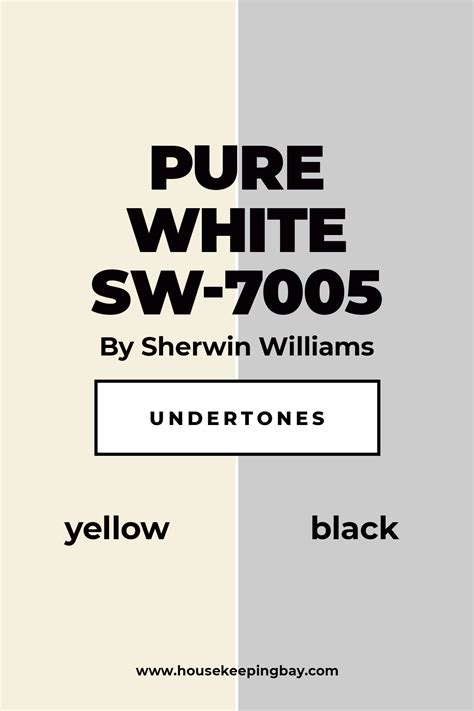 Pure White SW-7005 by Sherwin Williams - Housekeepingbay