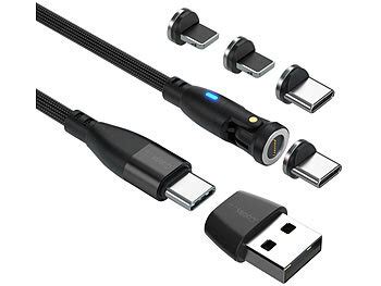 Callstel Magnetkabel Usb C A Daten Ladekabel Usb C Lightning