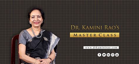 Dr Kamini Raos Master Class ‘why Be Ordinary When You Can Be