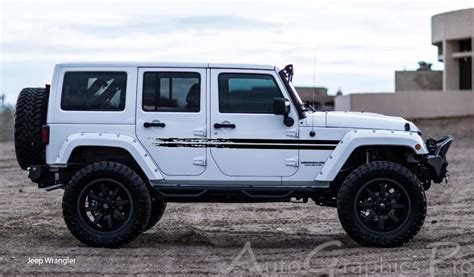 Break Up Jeep Wrangler Lower Rocker Panel Body Line Door Rally Accent