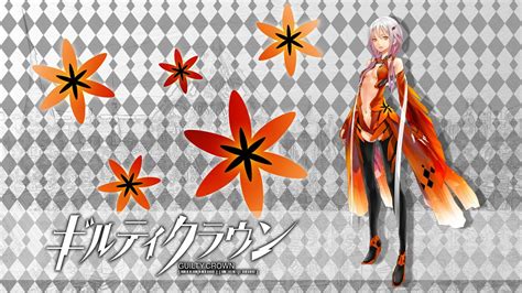 Gray Haired Female Character Illustration Guilty Crown Anime