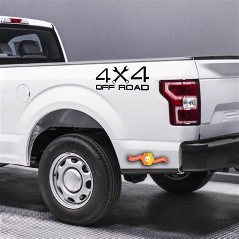 4x4 Truck Bed Decal Set Ford Super Duty F250 F150 Vinyl 45 Off