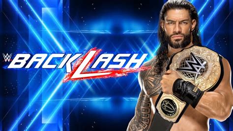 WWE 2K23 Universe Mode Backlash PPV YouTube