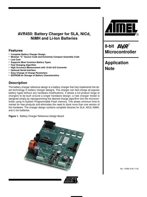 Pdf Battery Charger Using Atmel Mcu Dokumen Tips