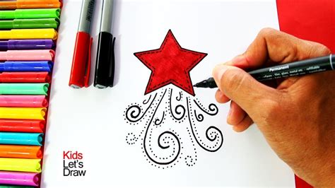 Draw Como Dibujar Una Estrella Para Navidad Paso A Paso Dibujos | The ...