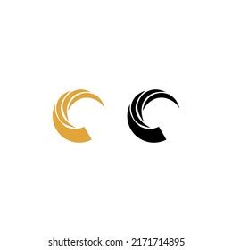 Logo Curve Creative Template Technology Logo Stock Vector (Royalty Free ...