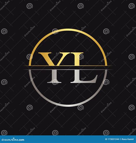 Initial Yl Logo Design Vector Template Creative Letter Yl Business