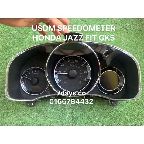 Speedometer Cluster Meter Honda Jazz Fit Gk Usdm Spec