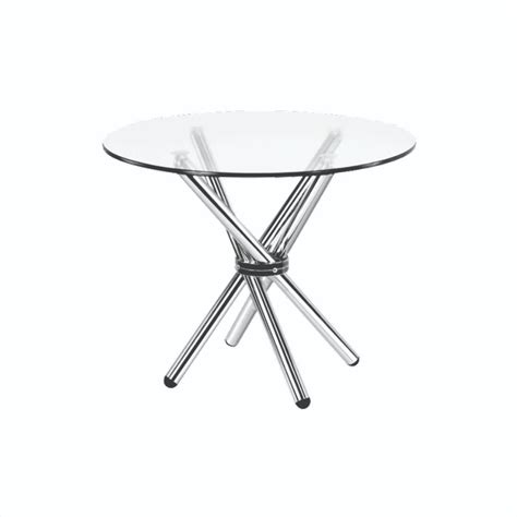 Aditya Enterprises 4 Feet Sk 574 Round Cafeteria Glass Table For Hotel Restaurant At Rs 900 In