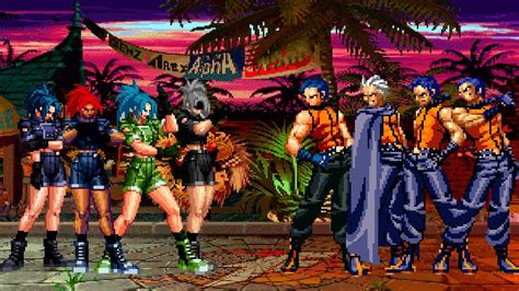 The King Of Fighters MUGEN Leona Heidern Vs K9999 YouTube