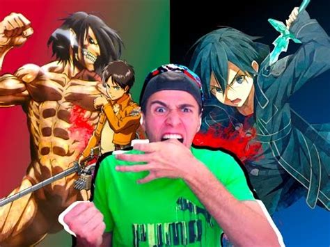 Eren Vs Kirito Epicas Batallas De Rap Del Frikismo Videoreaccion