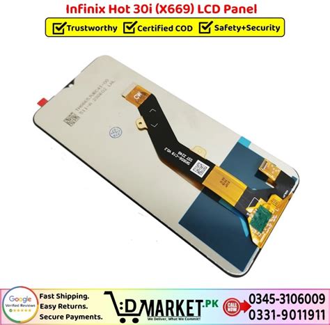 Infinix Hot I LCD Panel Unit Combo Exclusive