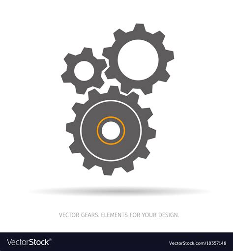 Gear And Cogwheel Icon Royalty Free Vector Image