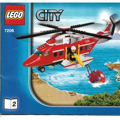 Lego Fire Helicopter Set 7206 Instructions Brick Owl Lego Marketplace