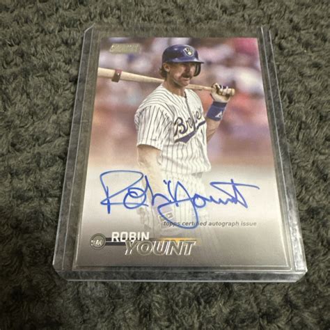 Topps Stadium Club Autographs Scba Ry Robin Yount Au For Sale