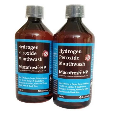 Hydrogen Peroxide Mouthwash