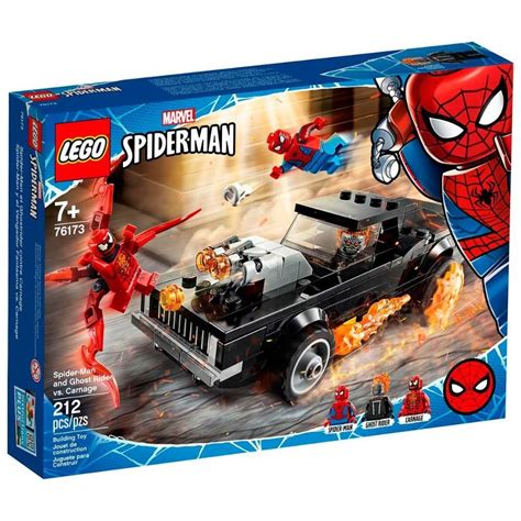 Lego Super Heroes Marvel Homem Aranha E Motoqueiro Fantasma Vs