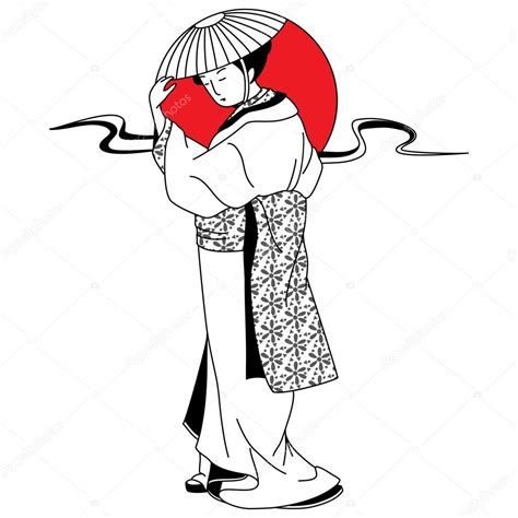 Vector Of Traditional Japanese Geisha Stock Vector Image By ©jmcreation