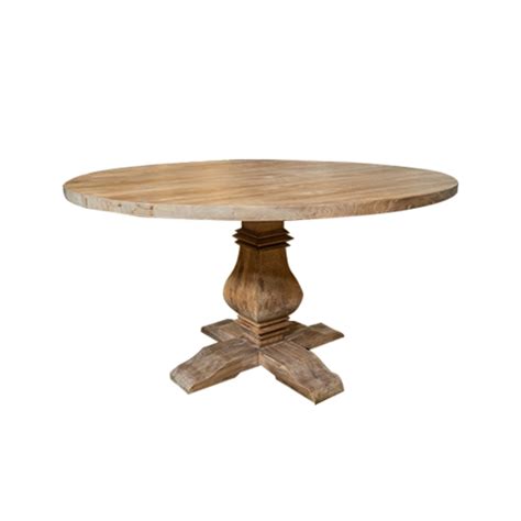 Reclaimed Elm Round Dining Table 150cm Urbano Interiors