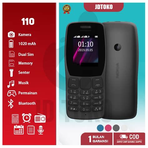 Jual HP Nokia 110 2019 Dual Sim Shopee Indonesia