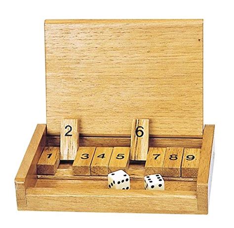 Goki HS185 Würfelspiel Shut the box