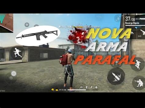 LIVE ON LIVE DE FREE FIRE NOVA ARMA PARAFAL YouTube