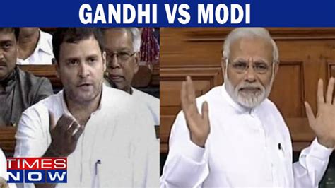 No Confidence Motion Debate Rahul Gandhi Vs Pm Narendra Modi In Lok Sabha