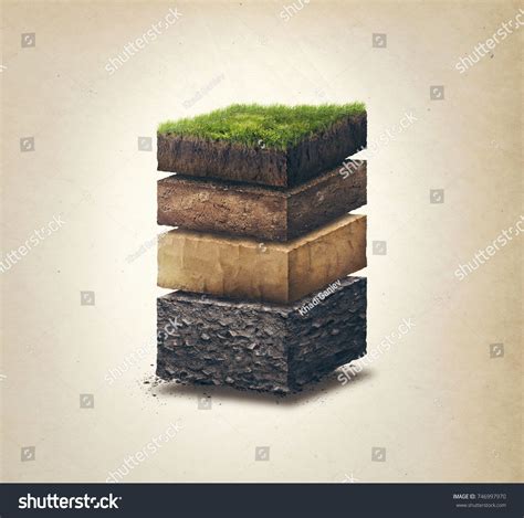 Layers Of Soil 3d Model