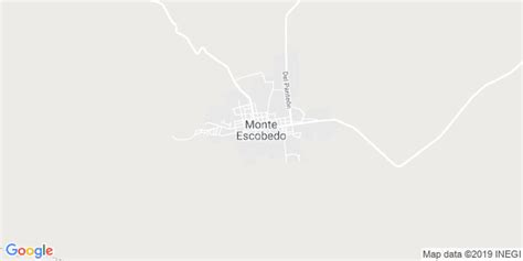 Mapa de Monte Escobedo, Zacatecas - Mapa de Mexico