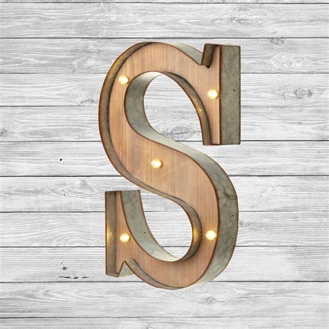 26 best Rustic Wooden Light Up Letters images on Pinterest | Light up ...