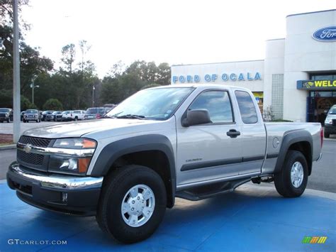 2004 Silver Birch Metallic Chevrolet Colorado Z71 Extended Cab