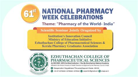 61st National Pharmacy Week Celebration YouTube