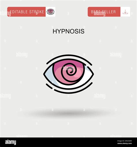 Hypnosis Simple Vector Icon Stock Vector Image And Art Alamy