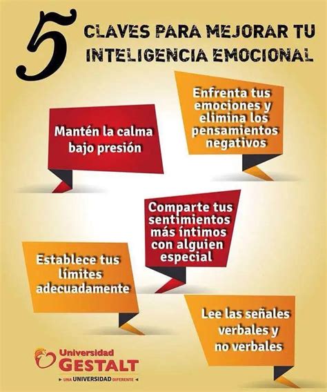 5 Claves Para Mejorar Tu Inteligencia Emocional Infografia