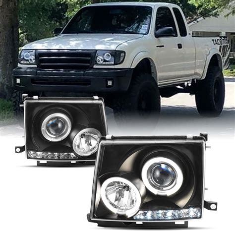 Amazon Akkon For Toyota Tacoma Wd Black Bezel Dual Halo Ring